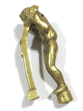 Antique Brass Figural Nutcracker Pillory Medieval Guillotine