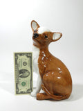 Sitting Chihuahua Dog Figurine