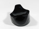 Antique Black Art Glass Ashtray