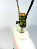 Vintage Ceramic Lucite Table Lamp