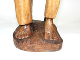 Man Sculpture Wood Wooden Hand Carved