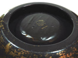 Vintage Round Ceramic Ashtray Hollywood Regency