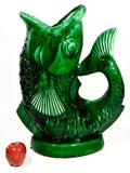 Vintage Gurgling Fish Vase or Ceramic Umbrella Stand 23” Inches Tall
