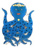 Octopus Signed Reef Queen Seashell Starfish Nautical Wall Art Decor Hand Crafted Epoxy Finish Shell Necklace Beach House Decoration Ocean Tommy Bahama Picture 